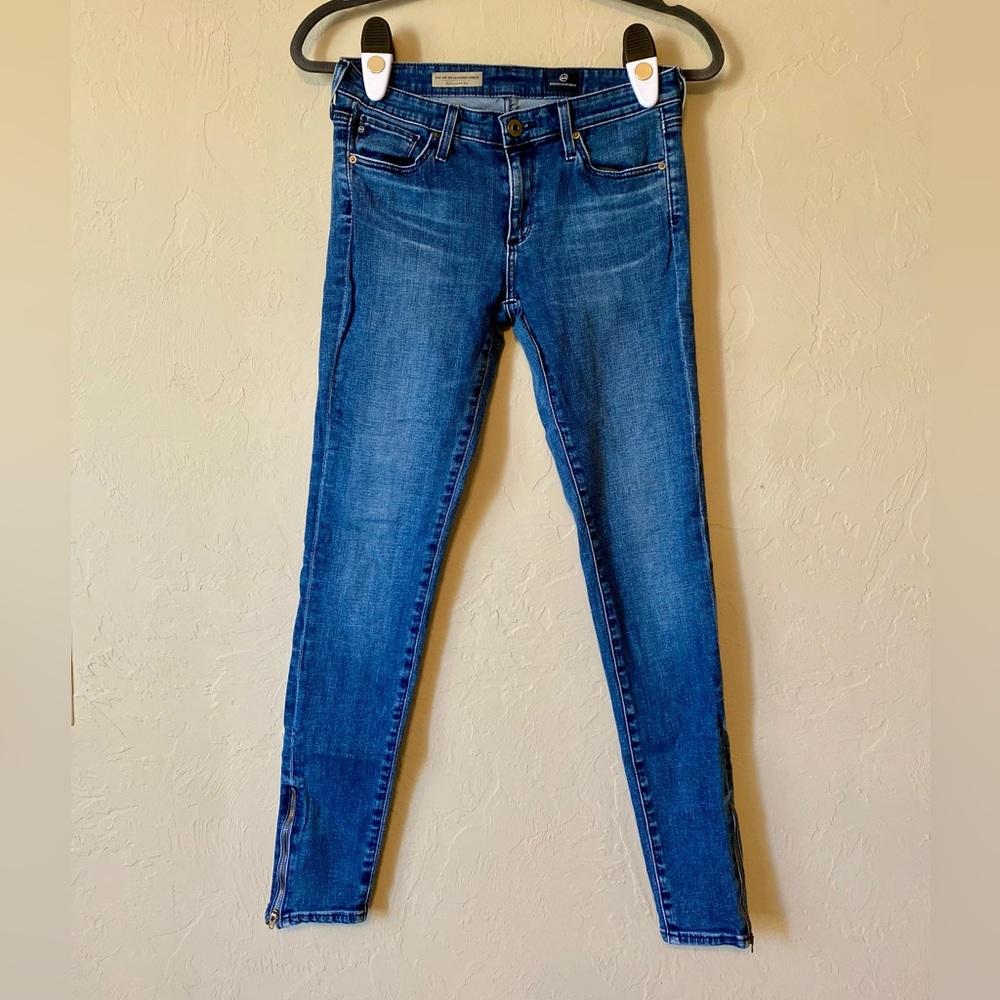 AG Adriano Goldschmied The Zip Up Legging Ankle Jeans 26R